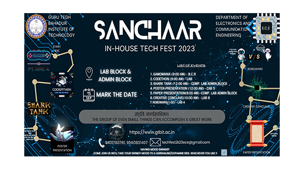 TECH-FEST 2K23 SANCHAAR